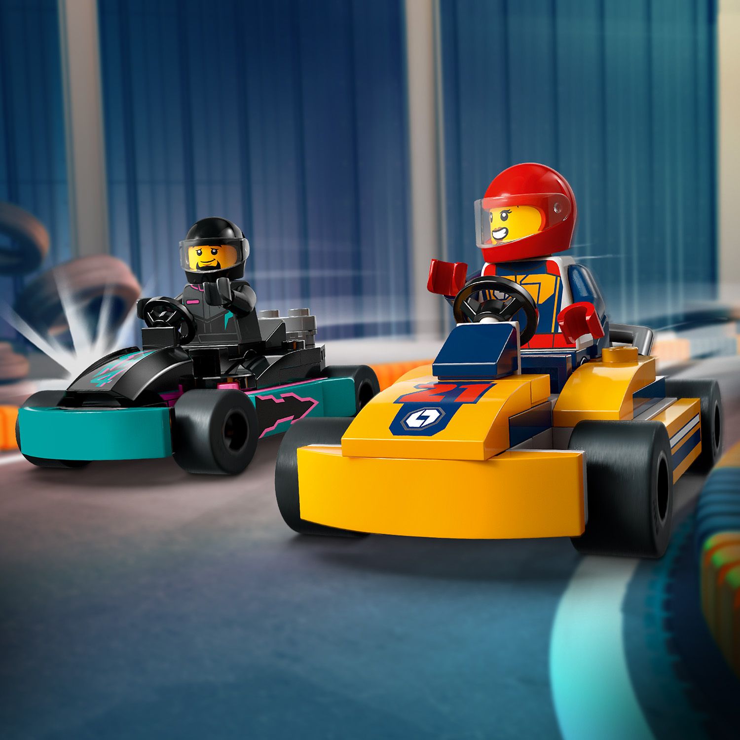 Parádní závodní motokáry LEGO®
