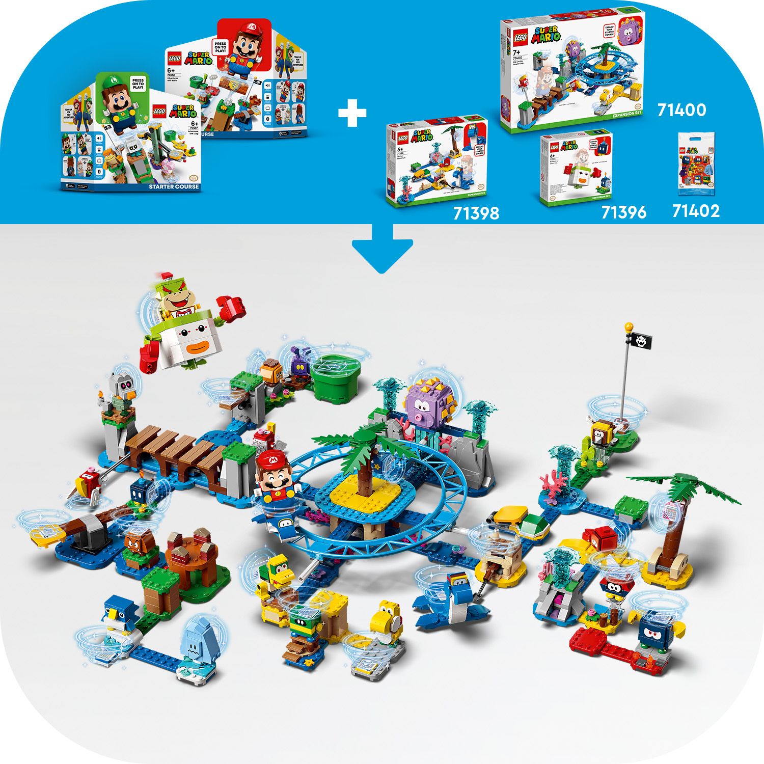 Kombinujte s dalšími sety LEGO® Super Mario™
