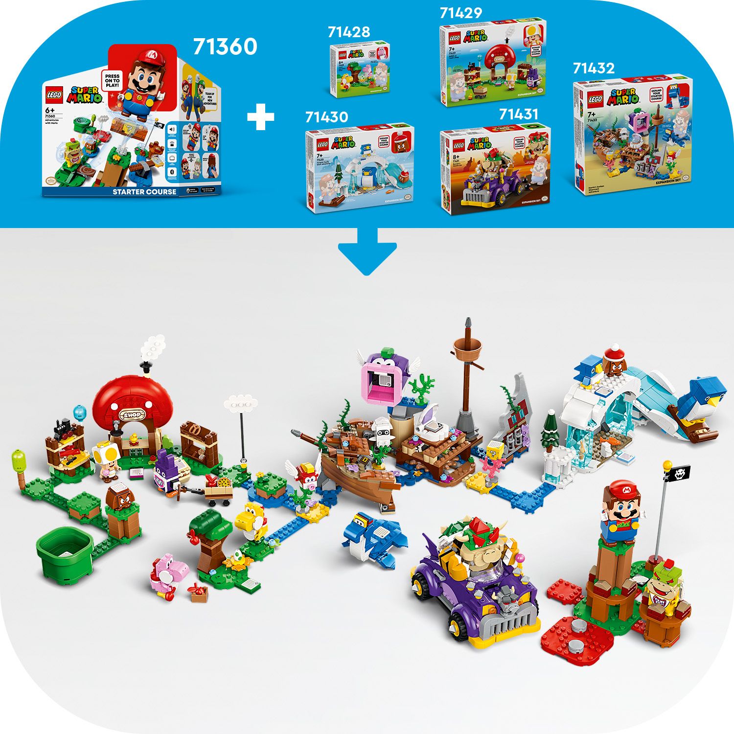 Dárkový set LEGO® Super Mario™ pro milovníky her