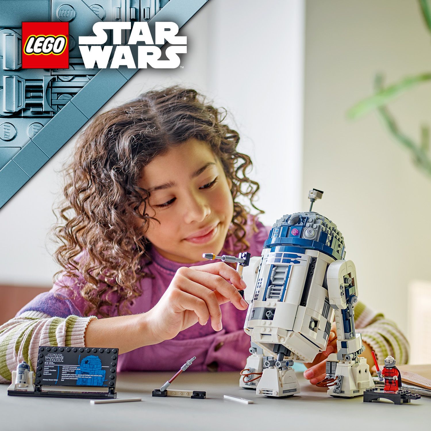 Sběratelská stavebnice R2-D2t pro děti