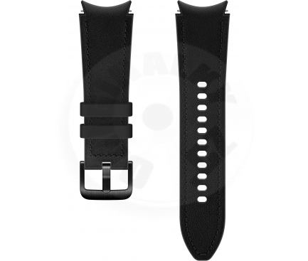 Samsung Hybrid Leather Band (20mm, S/M) for Samsung Galaxy Watch4  / Watch4 Classic - Blac