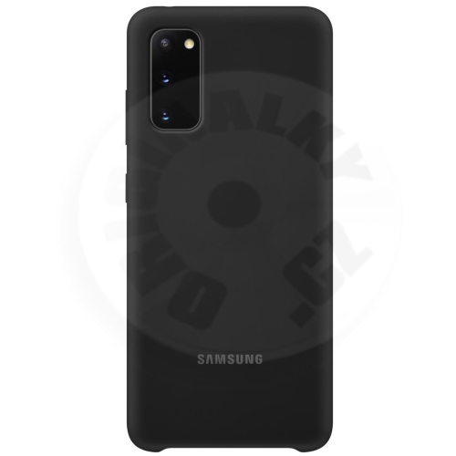 Samsung Silikonový zadní kryt S20 - černá