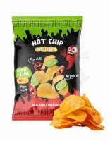 HOT CHIP Bramborové Chipsy Chilli & Lime 80 g (prošlé) HOT CHIP Bramborové Chipsy Chilli & Lime 80 g (prošlé)