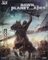 Úsvit Planety Opic 2D+3D (BD) použité