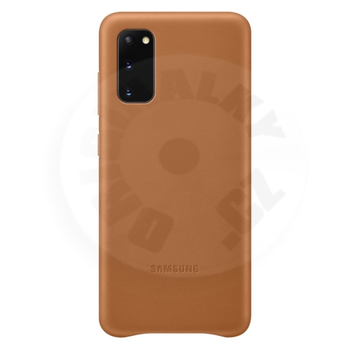 Samsung Leather Cover S20 - brown