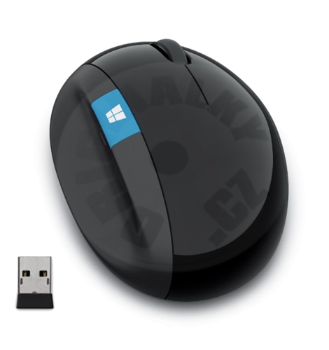 Microsoft Sculpt Ergonomic Mouse Wireless, černá (PC)
