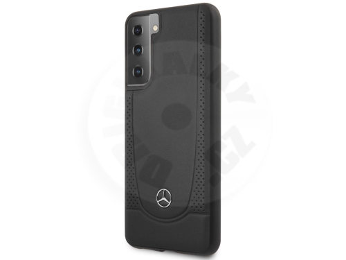 Mercedes Leather Cover Urban for Samsung Galaxy S21 5G - black