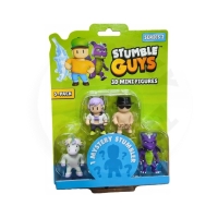 Stumble Guys 2. série 3D minifigurek – balení 5 figurek - The Free Spirit v klobouku