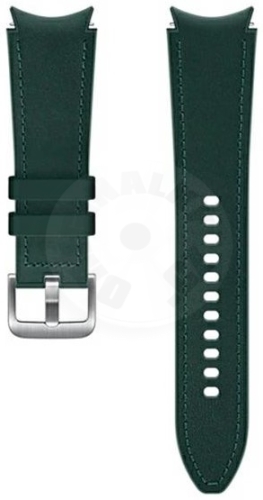 Samsung Hybrid Leather Band (20mm, M/L) for Samsung Galaxy Watch4 - green