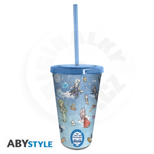 SLIME - Tumbler with straw - 470ml - Graff Art_(1)