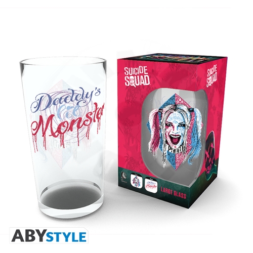 DC COMICS - Verre XXL - 400ml - Harley Quinn Face_(1)