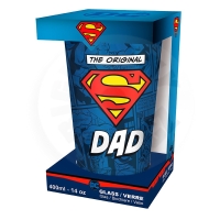 DC COMICS - Large Glass - 400ml - THE ORIGINAL "S" DAD