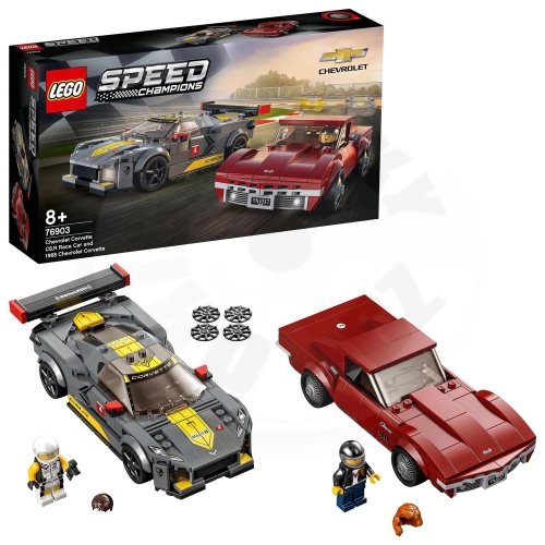 LEGO® Speed Champions 76903 Chevrolet Corvette C8.R Race Car and 1969 Chevrolet Corvette