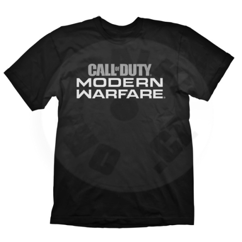 Call of Duty: Modern Warfare pánské tričko "Logo" černé  - velikost - XXL