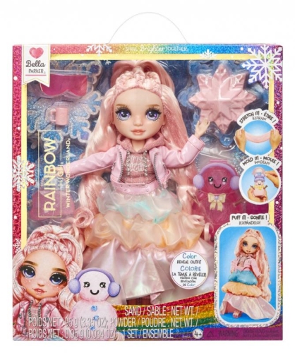 Rainbow High Zimní fashion panenka - Bella (Pink)