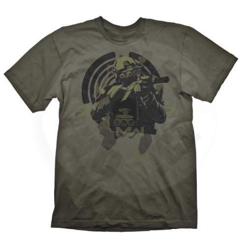 Call of Duty: Modern Warfare T-Shirt "Soldier in Focus" Army - velikost - XXL