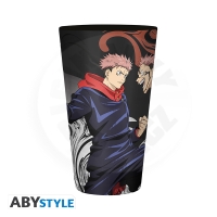 JUJUTSU KAISEN - Large Glass - 400ml - Itadori vs Sukuna