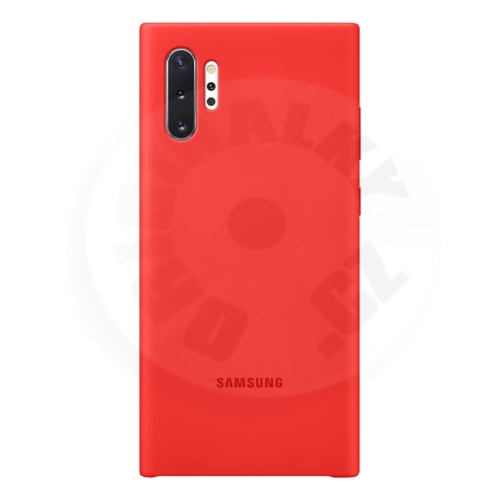 Samsung Silikonový zadný kryt Note 10+ - červená