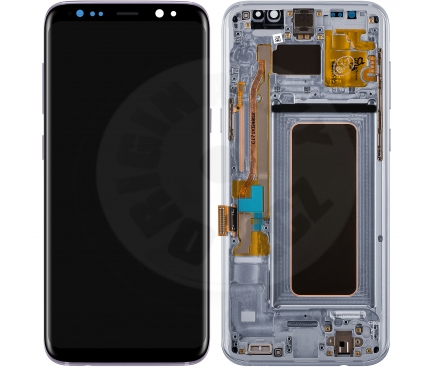 Samsung original LCD and touch layer for Galaxy S8+ G955 - orchid Grey