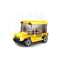 Sluban Power Bricks M38-B0933E Natahovací školní autobus Sluban Power Bricks M38-B0933E Natahovací školní autobus