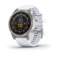 Garmin epix™ Pro (Gen 2) Sapphire Edition, 47 mm, 
Titanium with Whitestone Band