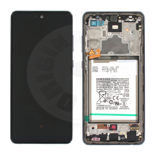 Samsung originální LCD a dotyková vrstva pro Galaxy A72 4G A725 - růžová