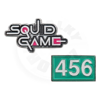 Set odznáčků - Squid Game Squid Game &amp; Player 456