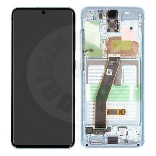 Samsung original LCD and touch layer for S20 - blue