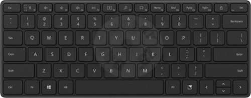 Microsoft Bluetooth Designer Compact Keyboard, Black, CZ&SK