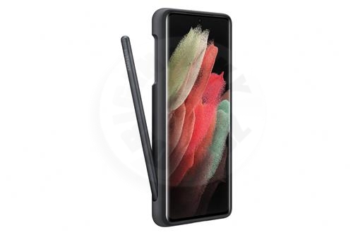 Samsung Silikonový zadný kryt with S Pen - S21 Ultra 5G - čierná