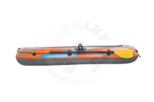 Nafukovací člun Kondor Elite 2000 set (člun, 1 pár pádel, ruční pumpa), 196x106 cm - oranž_(4)