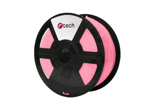 C-TECH Filament, PLA, 1,75mm, 1kg (330m) - růžová