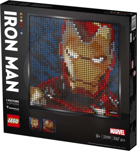 LEGO® ART 31199 Iron Man od Marvelu