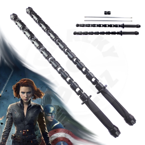 Battle Rod "Black Widow Staff - Black" Avengers - 133 cm