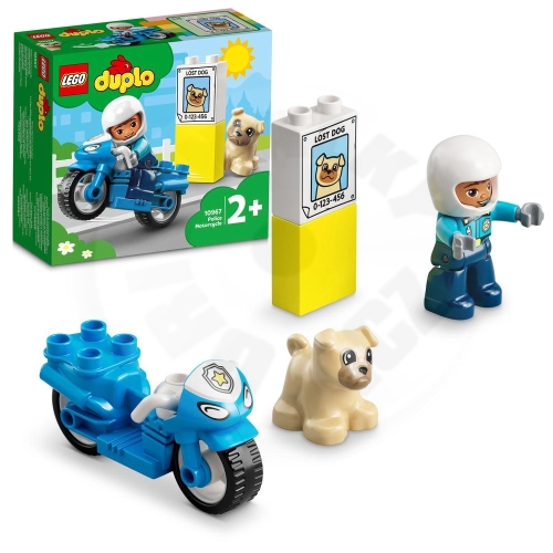 LEGO® DUPLO®  10967 Policajná motorka