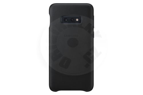 Samsung Kožený zadný kryt Galaxy S10 e - čierna
