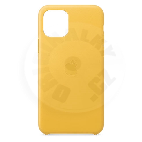 Apple iPhone 11 Pro kožený kryt - žlutá