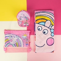Plážová sada Peppa Pig (osuška, kšiltovka, vak)_(3)