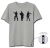Fortnite Dance Gray T-shirt - S