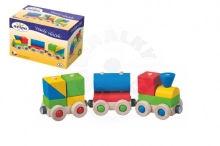 Detoa Veselý vláček/vlak dřevo