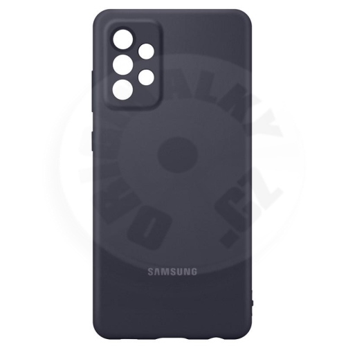 Samsung Silikonový zadní kryt A72 A725 - černá