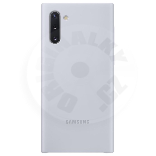 Samsung Silikonový zadní kryt Note 10 - stříbrná