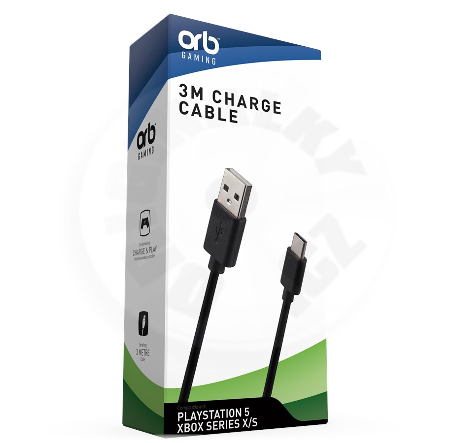 ORB nabíjecí kabel pro ovladač USB-C 3m (PS5/XSX)