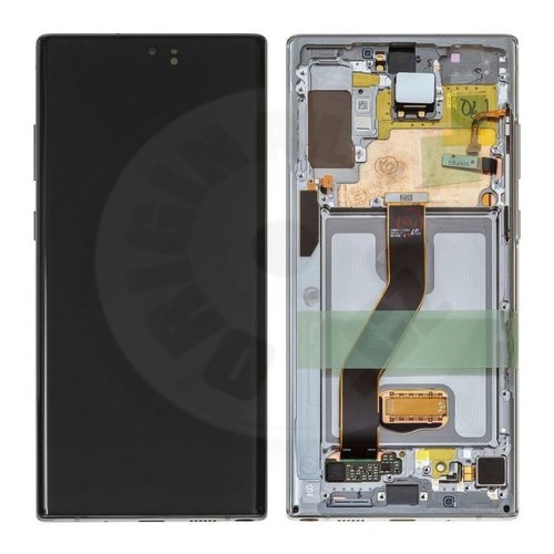 Samsung originální LCD a dotyková vrstva pro Note 10+ - stříbrná