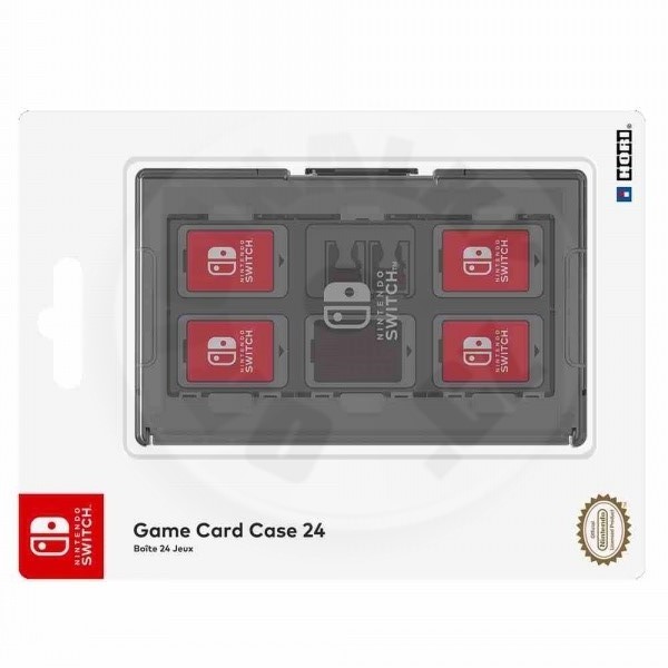 for 24 Case Nintendo (Black) Game Card HORI (Switch) Switch