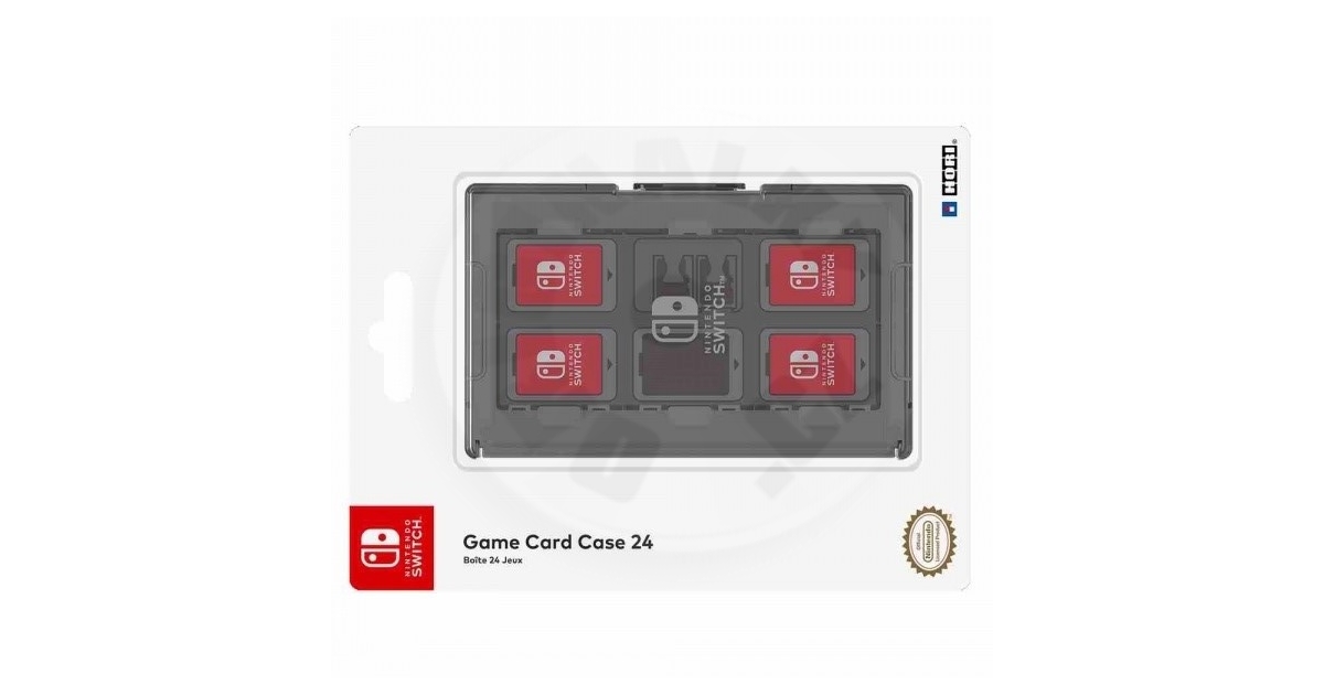 HORI Game Card for Switch (Switch) 24 Nintendo Case (Black)