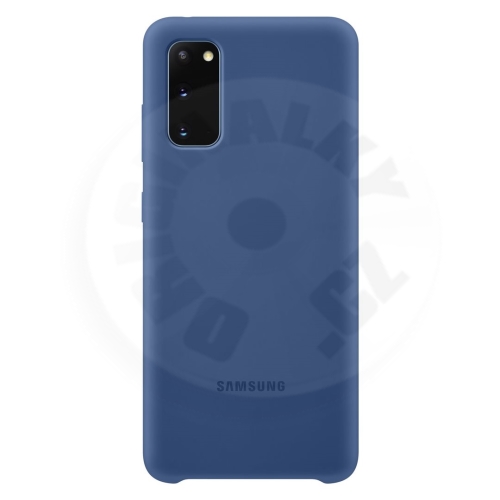 Samsung Silikonový zadní kryt S20 - modrá