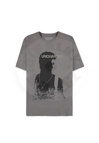 Uncharted Nathan - Men's Short Sleeved T-shirt grey