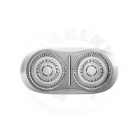 Xiaomi Electric Shaver S200 Replacement Head - náhradní vyměnitelná hlava, stříbrná