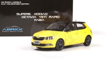ABREX - Škoda Fabia III (2015) 1:18 - Žlutá